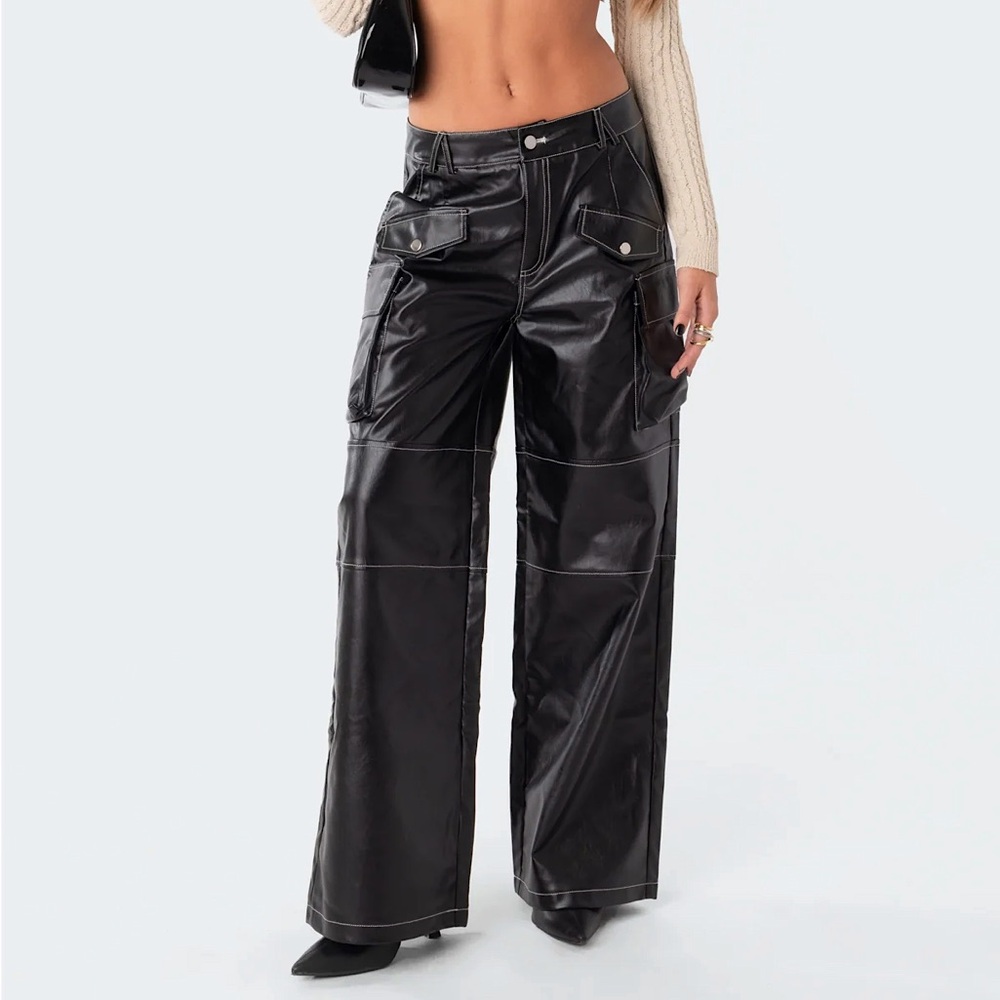 Edikted Leather Pants